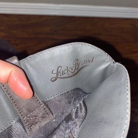 Lucky brand tall leather riding boots size 8.5 hybiscus riding boots - Picture 4 of 6